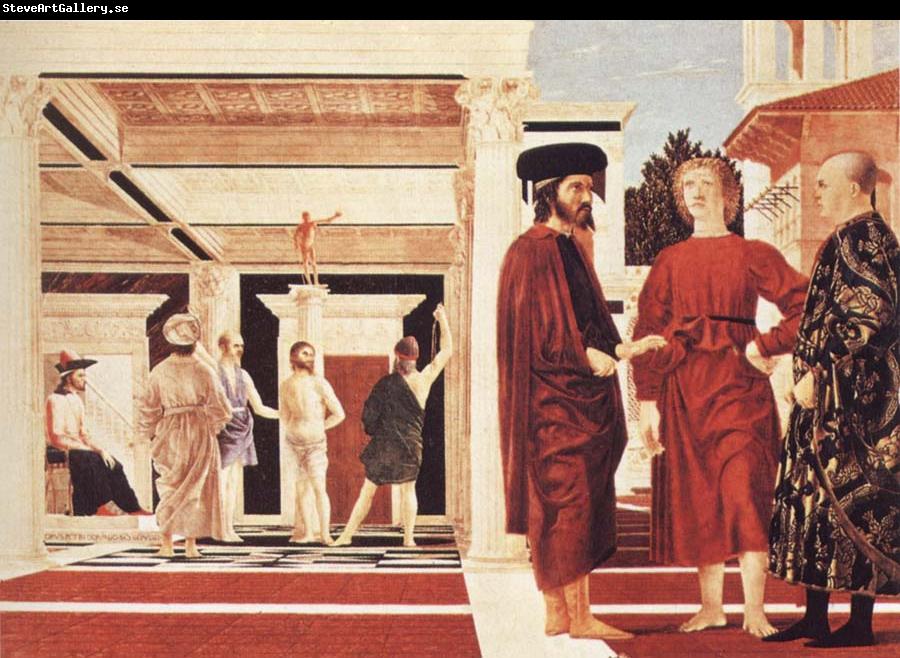 Piero della Francesca The Flagellation of Jesus